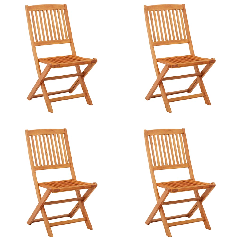 vidaXL Tuinstoelen 6 st inklapbaar massief eucalyptushout