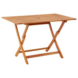 vidaXL Tuintafel inklapbaar 160x85x75 cm massief eucalyptushout