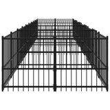 vidaXL Outdoor Dog Kennel 11.26 m² Steel
