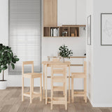vidaXL 5-delige Barset massief grenenhout