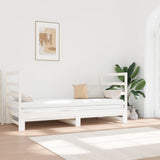 vidaXL Slaapbank uitschuifbaar massief grenenhout 2x(90x190) cm