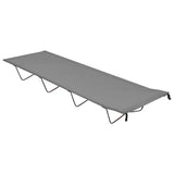 vidaXL Camping Bed 180x60x19 cm Oxford Fabric and Steel Blue