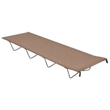 vidaXL Camping Bed 180x60x19 cm Oxford Fabric and Steel Blue