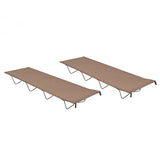 vidaXL Camping Bed 180x60x19 cm Oxford Fabric and Steel Blue