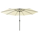 vidaXL Parasol avec éclairage LED 400 cm couleur