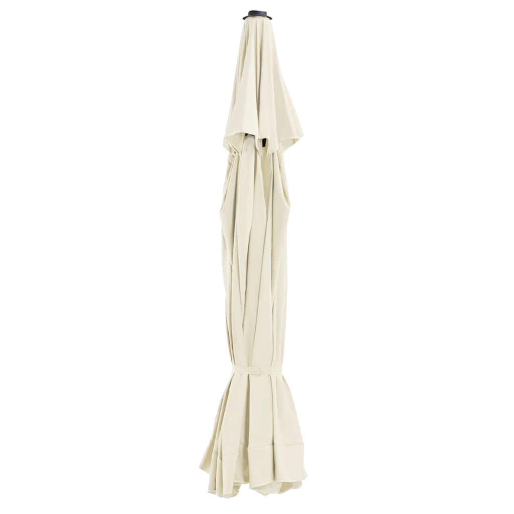 vidaXL Vervangingsdoek voor parasol 515 cm zandkleurig