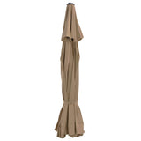 vidaXL Vervangingsdoek voor parasol 515 cm zandkleurig