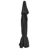 vidaXL Vervangingsdoek voor parasol 515 cm zandkleurig