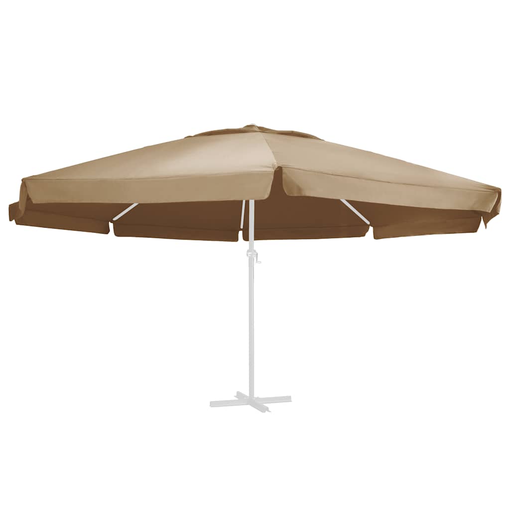 vidaXL Vervangingsdoek voor parasol 515 cm zandkleurig