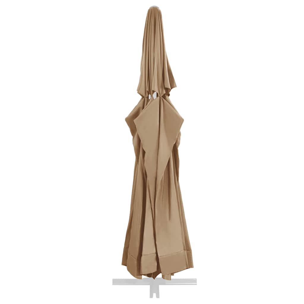 vidaXL Vervangingsdoek voor parasol 515 cm zandkleurig