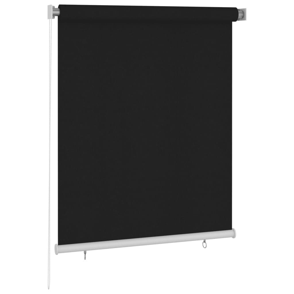 vidaXL Rolgordijn voor buiten 80x230 cm HDPE crèmekleurig