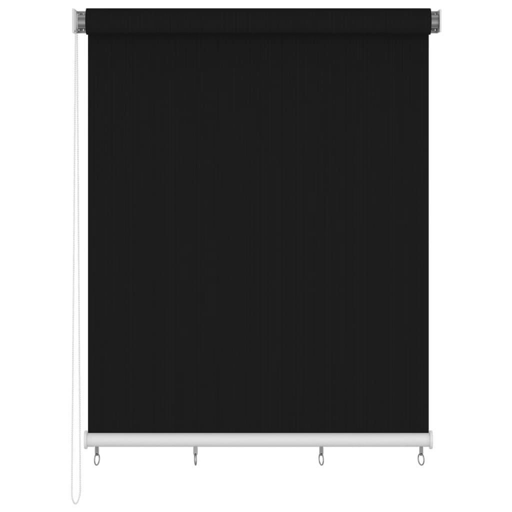 vidaXL Rolgordijn voor buiten 80x230 cm HDPE crèmekleurig