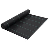 vidaXL Weed Control Fabric 1x10 m PP black