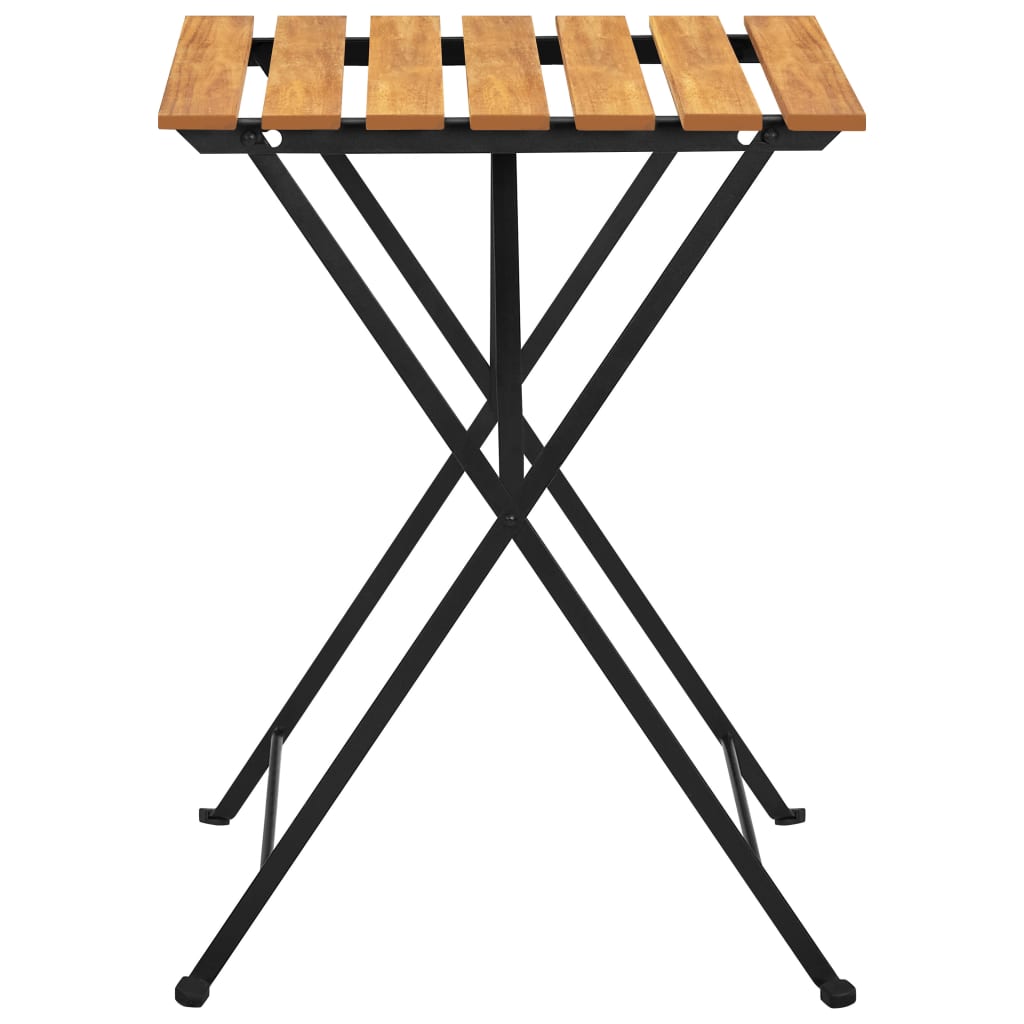 vidaXL Bistro Table 55x54x71 cm Solid Acacia Wood