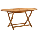vidaXL Tuintafel inklapbaar 120x70x75 cm massief acaciahout