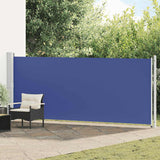 vidaXL Tuinscherm uittrekbaar 140x600 cm zwart