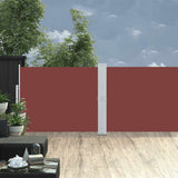 vidaXL Windscherm uittrekbaar 160x600 cm bruin