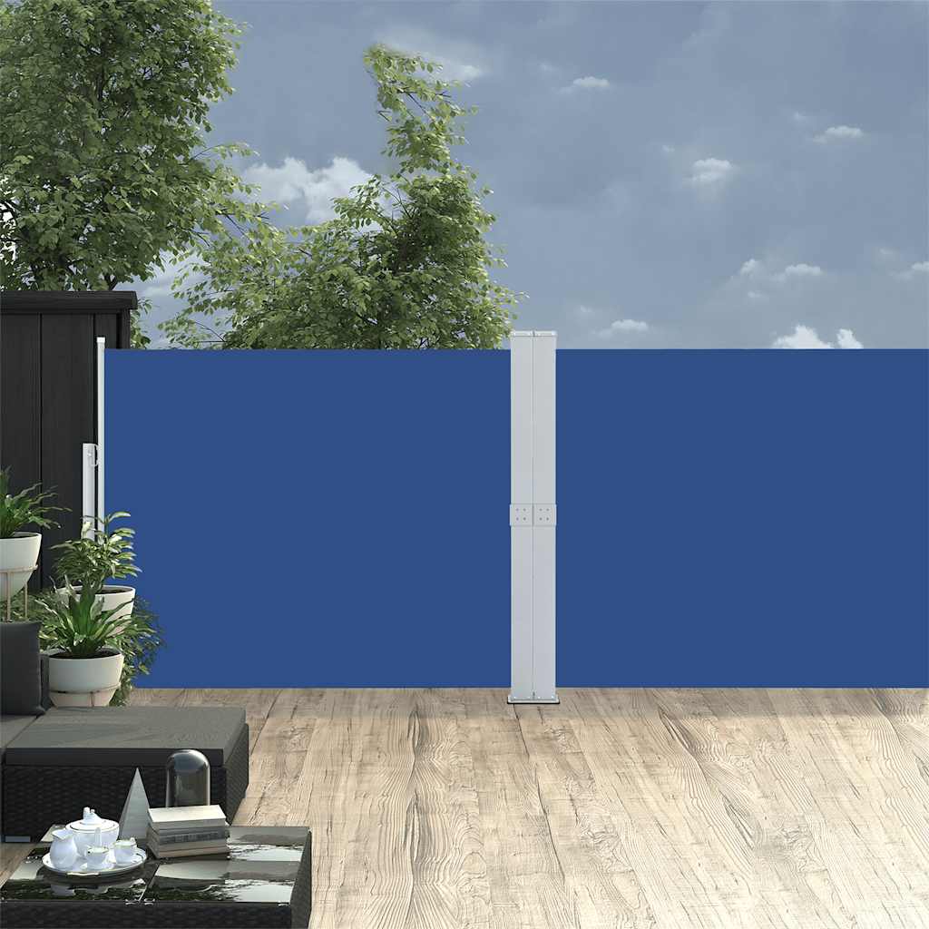 vidaXL Windscherm uittrekbaar 160x600 cm bruin