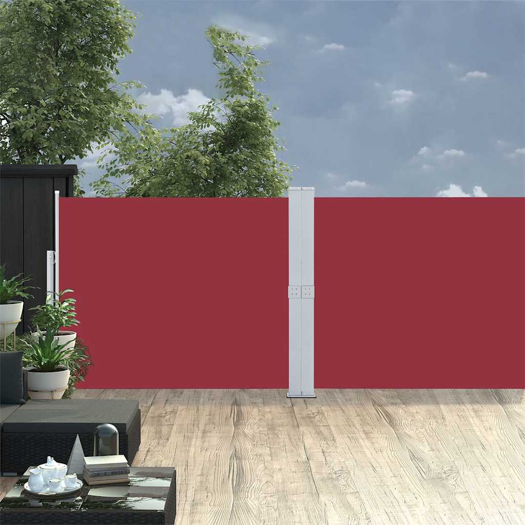 vidaXL Windscherm uittrekbaar 160x600 cm bruin