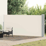 vidaXL Tuinscherm uittrekbaar 140x600 cm zwart