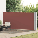 vidaXL Tuinscherm uittrekbaar 140x600 cm zwart