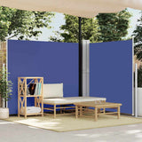 vidaXL Tuinscherm uittrekbaar 140x600 cm zwart