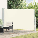 vidaXL Tuinscherm uittrekbaar 140x600 cm zwart