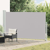 vidaXL Tuinscherm uittrekbaar 140x600 cm zwart