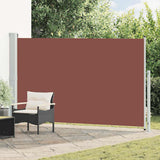vidaXL Tuinscherm uittrekbaar 140x600 cm zwart