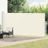 vidaXL Tuinscherm uittrekbaar 140x600 cm zwart