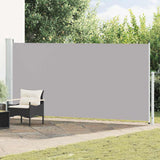 vidaXL Tuinscherm uittrekbaar 140x600 cm zwart