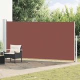 vidaXL Tuinscherm uittrekbaar 140x600 cm zwart