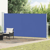 vidaXL Tuinscherm uittrekbaar 140x600 cm zwart