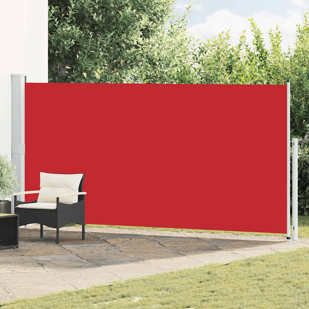 vidaXL Tuinscherm uittrekbaar 140x600 cm zwart