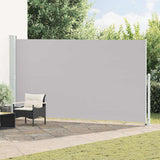 vidaXL Tuinscherm uittrekbaar 140x600 cm zwart