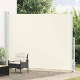 vidaXL Tuinscherm uittrekbaar 140x600 cm zwart