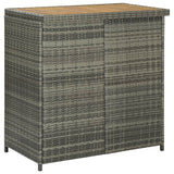 vidaXL 3-Piece Poly Rattan Bar Set Brown