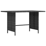 vidaXL Hoekbank sectioneel met kussens poly rattan grijs