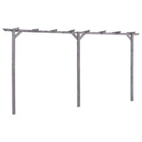 vidaXL Pergola 200x40x205 cm geïmpregneerd grenenhout grijs