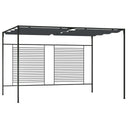 vidaXL Prieel avec uittrekbaar dak 180 g/m² 3x4x2,3 m crème couleur