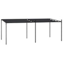 vidaXL Prieel met uittrekbaar dak 600x300x233 cm antracietkleurig
