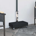 vidaXL Parasolvoet 45x25x8 cm graniet lichtgrijs