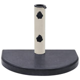 vidaXL Parasolvoet 40x28x4 cm graniet zwart