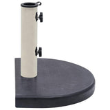 vidaXL Parasolvoet 40x28x4 cm graniet zwart