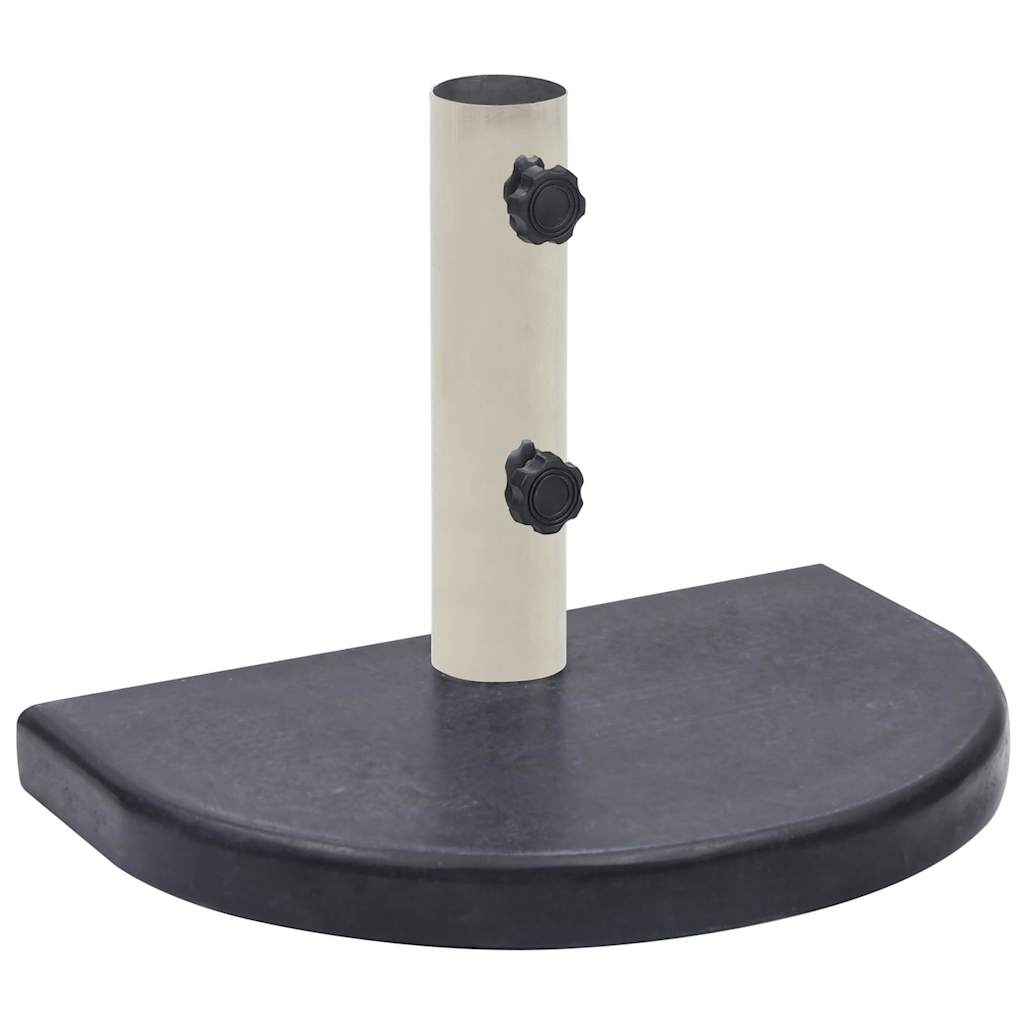 vidaXL Parasolvoet 40x28x4 cm graniet zwart