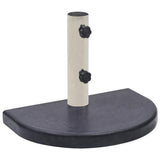 vidaXL Parasolvoet 40x28x4 cm graniet zwart