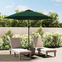 vidaXL Support de protection pour parasol 300 cm vert