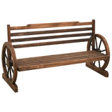 vidaXL Tuinbank 112 cm massief vurenhout