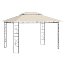 vidaXL Gazebo 160 gsm 4x3x2.7 m cream