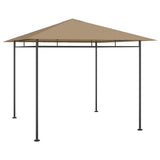 vidaXL Prieel 180 g/m² 3x3x2,7 m crèmekleurig